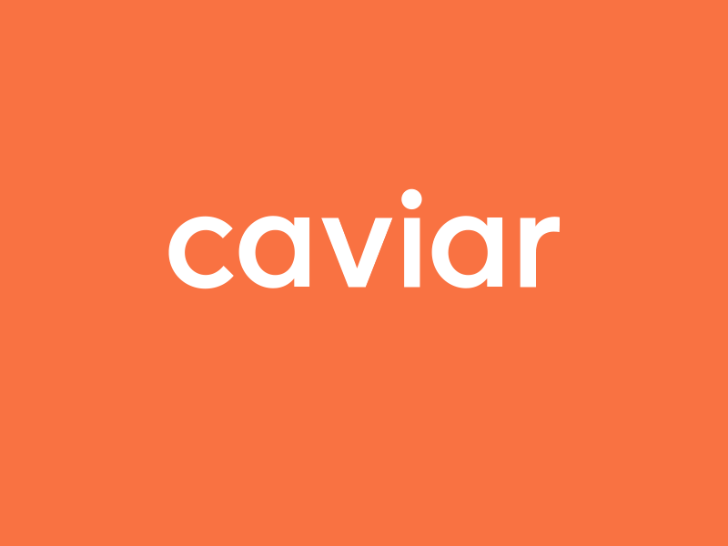 Caviar logo